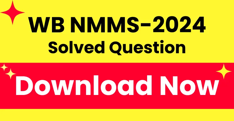 WB NMMS 2024 Question Paper with Answer