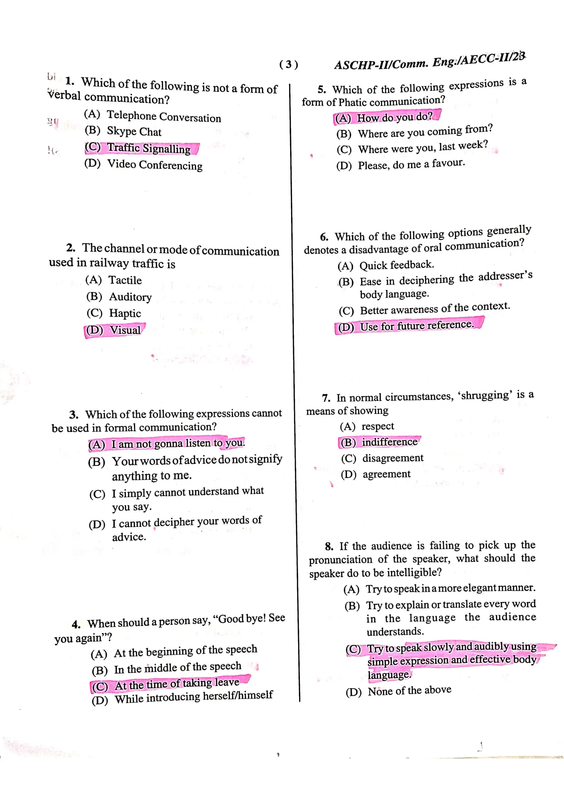 communicative english question paper-1