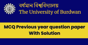 burdwan university previous year question paper