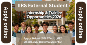IIRS External Student Internship External Student Internship