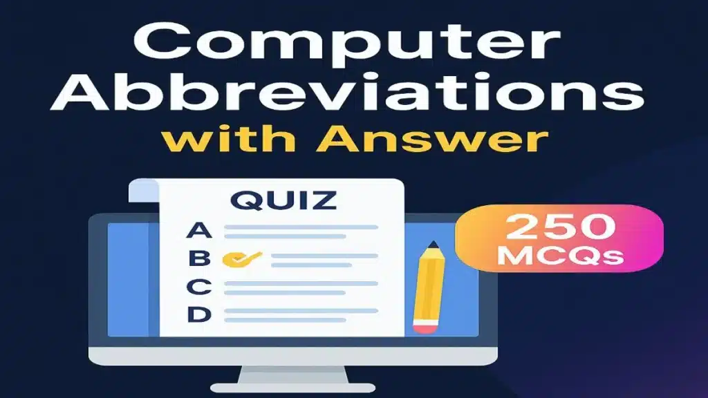 Computer Abbreviations