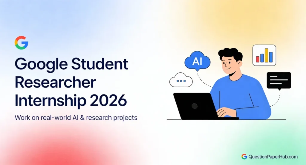 Google Student Researcher Internship 2026