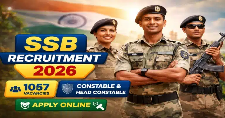 SSB Recruitment 2026 – 1057 Constable & Head Constable Vacancy Apply Onlin