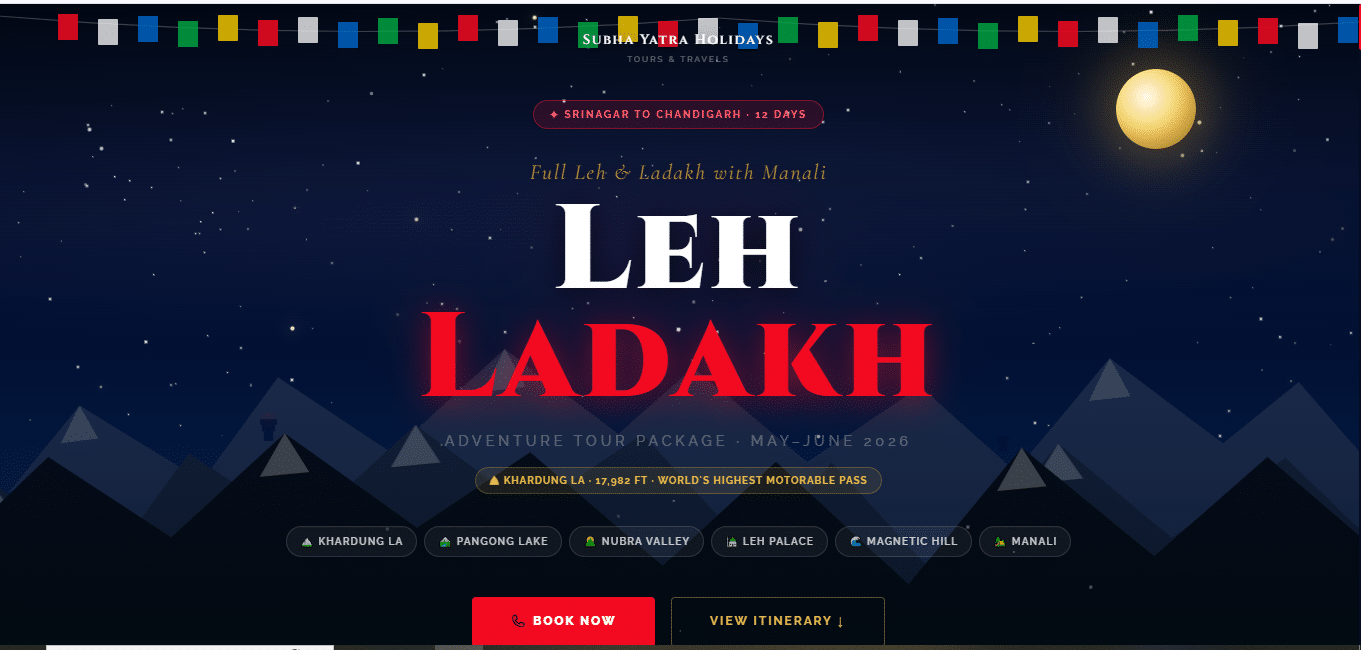 Leh Ladakh Tour